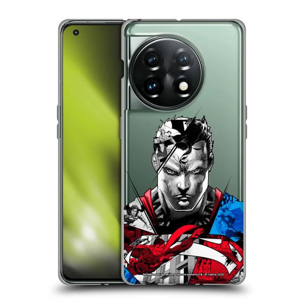 Superman DC Comics 80th Anniversary Collage Soft Gel Case for OnePlus 11 5G