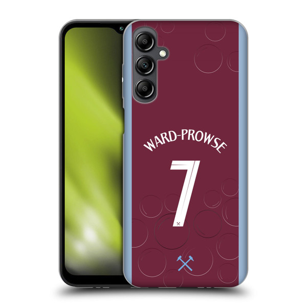 West Ham United FC 2023/24 Players Home Kit James Ward-Prowse Soft Gel Case for Samsung Galaxy M14 5G