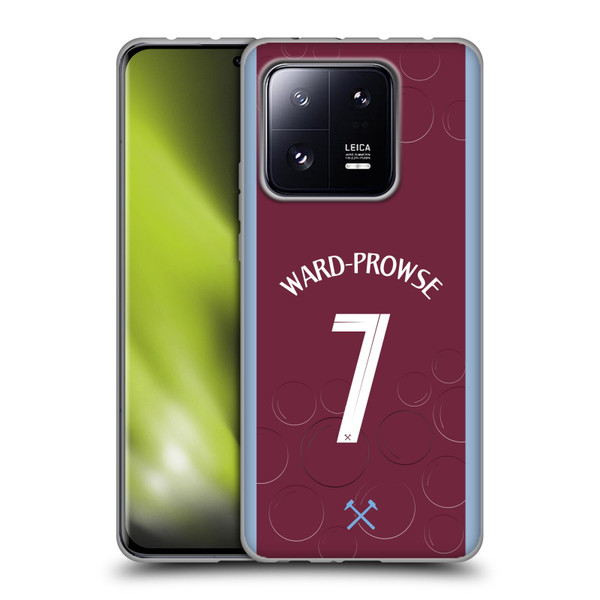 West Ham United FC 2023/24 Players Home Kit James Ward-Prowse Soft Gel Case for Xiaomi 13 Pro 5G