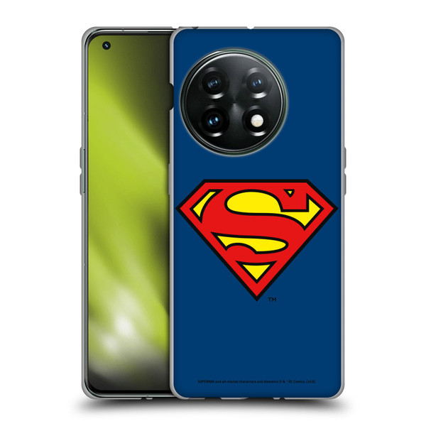 Superman DC Comics Logos Classic Soft Gel Case for OnePlus 11 5G