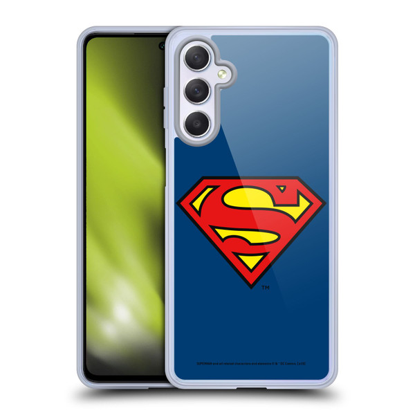Superman DC Comics Logos Classic Soft Gel Case for Samsung Galaxy M54 5G