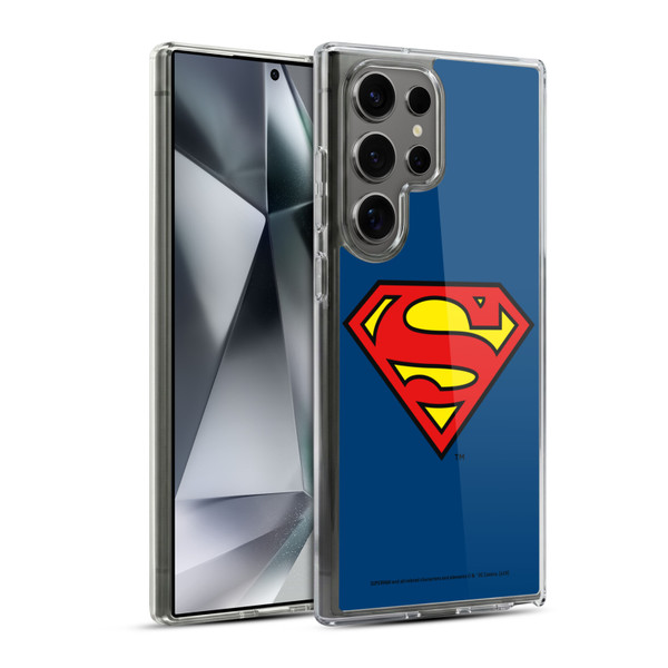 Superman DC Comics Logos Classic Soft Gel Case for Samsung Galaxy S24 Ultra 5G & MagSafe