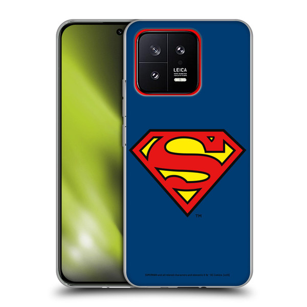 Superman DC Comics Logos Classic Soft Gel Case for Xiaomi 13 5G