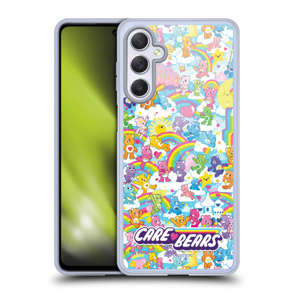 Care Bears 40th Anniversary Rainbow Soft Gel Case for Samsung Galaxy M54 5G