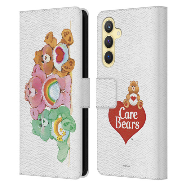 Care Bears Classic Group Leather Book Wallet Case Cover For Samsung Galaxy S23 FE 5G