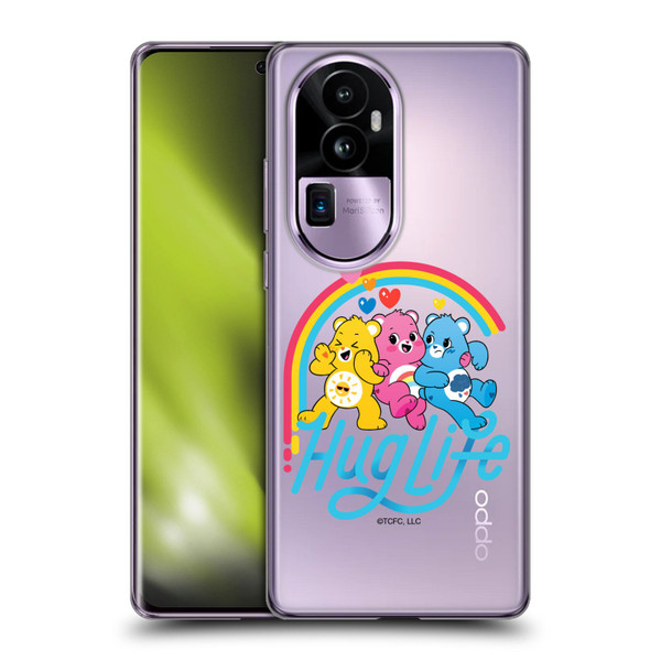 Care Bears Graphics Group Hug Life Soft Gel Case for OPPO Reno10 Pro+