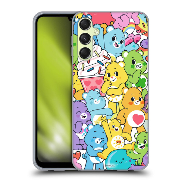 Care Bears Sweet And Savory Character Pattern Soft Gel Case for Samsung Galaxy A24 4G / M34 5G