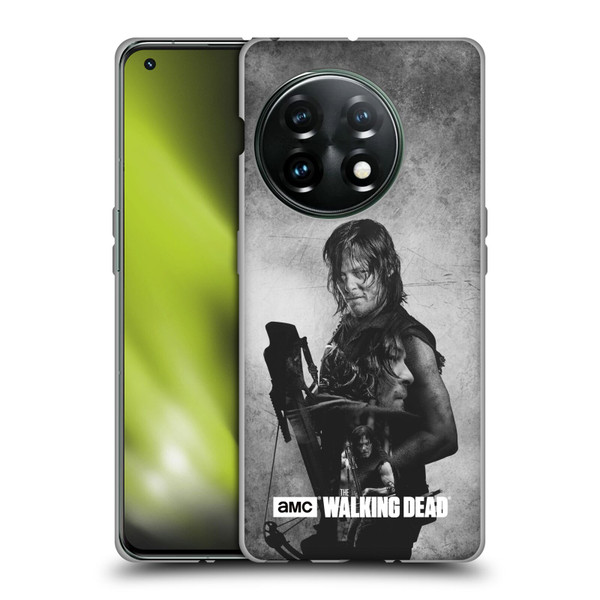 AMC The Walking Dead Double Exposure Daryl Soft Gel Case for OnePlus 11 5G