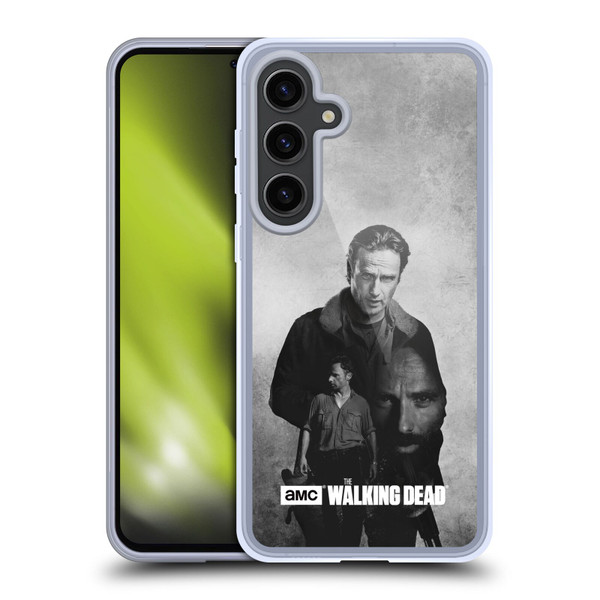 AMC The Walking Dead Double Exposure Rick Soft Gel Case for Samsung Galaxy S24+ 5G