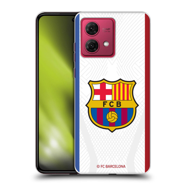 FC Barcelona 2023/24 Crest Kit Away Soft Gel Case for Motorola Moto G84 5G