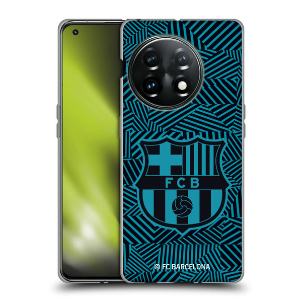 FC Barcelona Crest Black Soft Gel Case for OnePlus 11 5G