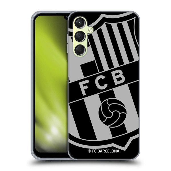 FC Barcelona Crest Oversized Soft Gel Case for Samsung Galaxy A24 4G / M34 5G