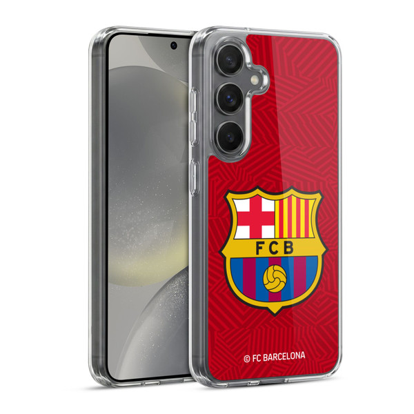 FC Barcelona Crest Red Soft Gel Case for Samsung Galaxy S24 5G & MagSafe
