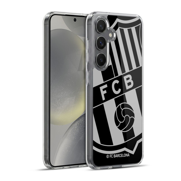 FC Barcelona Crest Oversized Soft Gel Case for Samsung Galaxy S24+ 5G & MagSafe