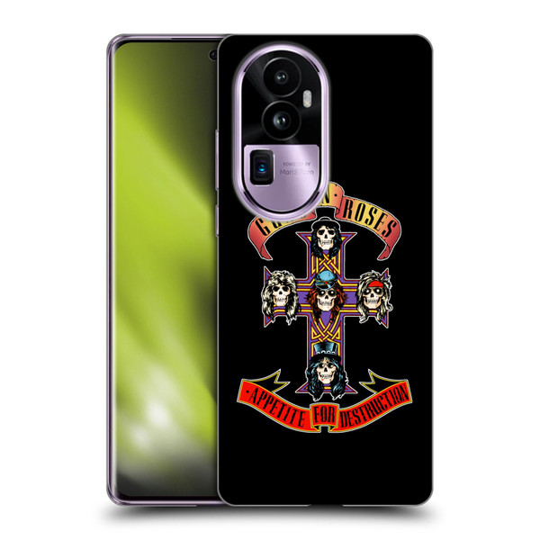 Guns N' Roses Key Art Appetite For Destruction Soft Gel Case for OPPO Reno10 Pro+