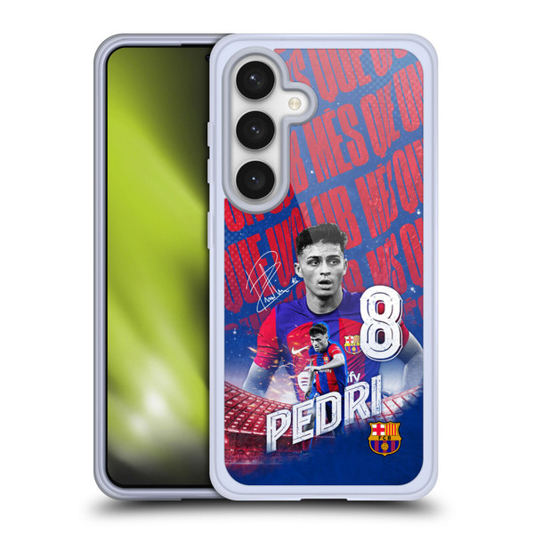 FC Barcelona 2023/24 First Team Pedri Soft Gel Case for Samsung Galaxy S24 5G