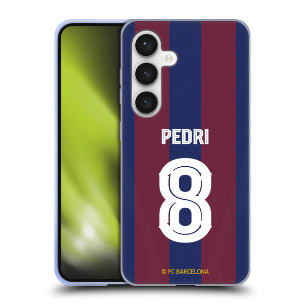 FC Barcelona 2023/24 Players Home Kit Pedri Soft Gel Case for Samsung Galaxy S24 5G