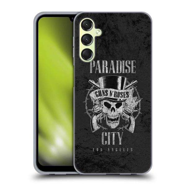 Guns N' Roses Vintage Paradise City Soft Gel Case for Samsung Galaxy A24 4G / Galaxy M34 5G