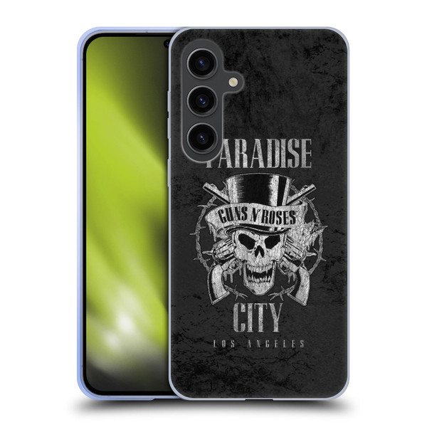 Guns N' Roses Vintage Paradise City Soft Gel Case for Samsung Galaxy S24+ 5G