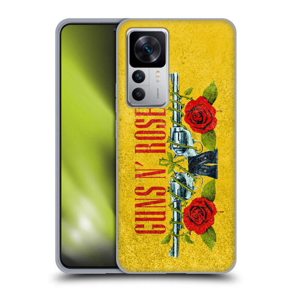 Guns N' Roses Vintage Pistols Soft Gel Case for Xiaomi 12T 5G / 12T Pro 5G / Redmi K50 Ultra 5G
