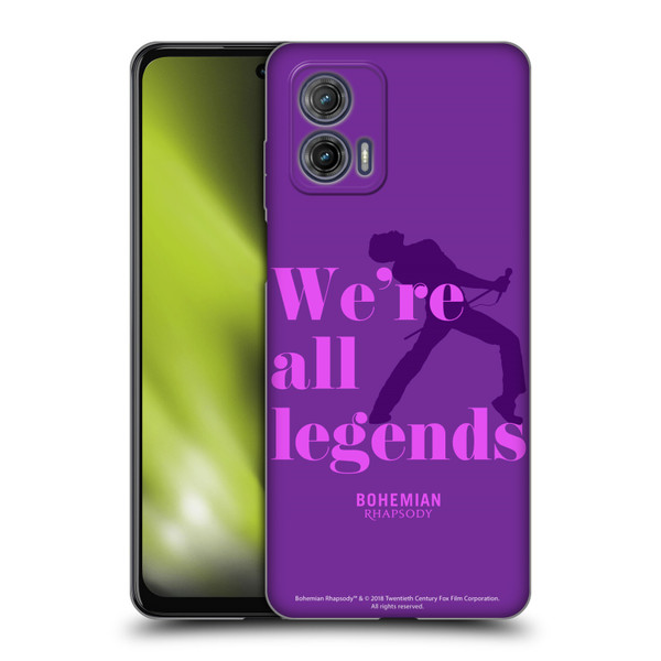 Queen Bohemian Rhapsody Legends Soft Gel Case for Motorola Moto G73 5G