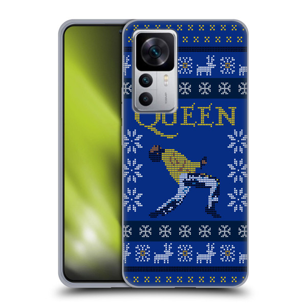 Queen Christmas Freddie Mercury Knitwork Soft Gel Case for Xiaomi 12T 5G / 12T Pro 5G / Redmi K50 Ultra 5G