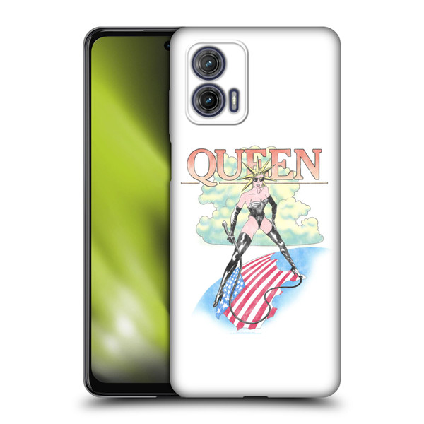 Queen Key Art Vintage Tour Soft Gel Case for Motorola Moto G73 5G