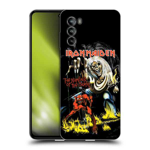 Iron Maiden Album Covers NOTB Soft Gel Case for Motorola Moto G82 5G