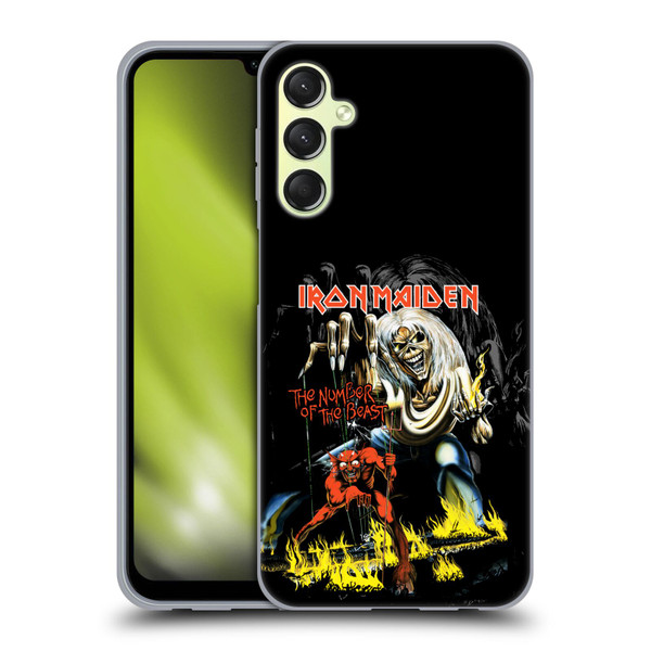 Iron Maiden Album Covers NOTB Soft Gel Case for Samsung Galaxy A24 4G / Galaxy M34 5G