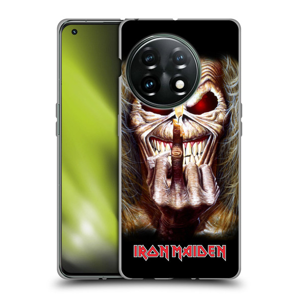 Iron Maiden Art Candle Finger Soft Gel Case for OnePlus 11 5G