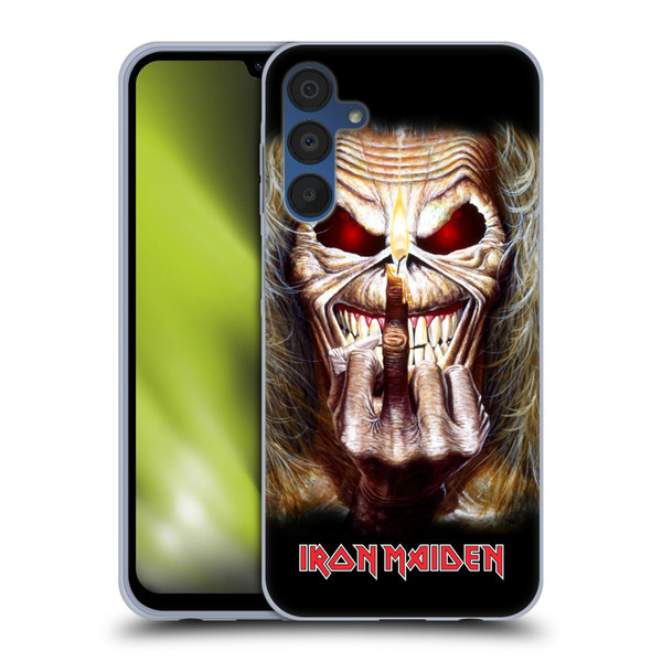 Iron Maiden Art Candle Finger Soft Gel Case for Samsung Galaxy A15
