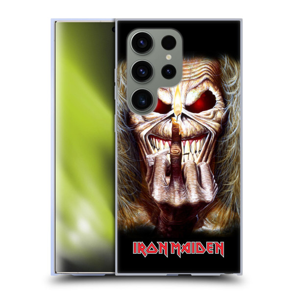 Iron Maiden Art Candle Finger Soft Gel Case for Samsung Galaxy S24 Ultra 5G