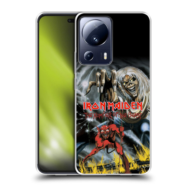Iron Maiden Graphics The Number Of The Beast Soft Gel Case for Xiaomi 13 Lite 5G