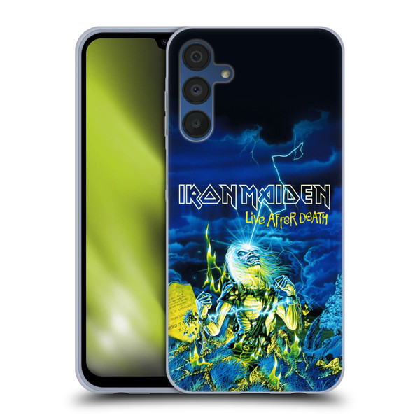 Iron Maiden Tours Live After Death Soft Gel Case for Samsung Galaxy A15