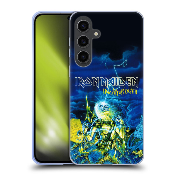 Iron Maiden Tours Live After Death Soft Gel Case for Samsung Galaxy S24+ 5G