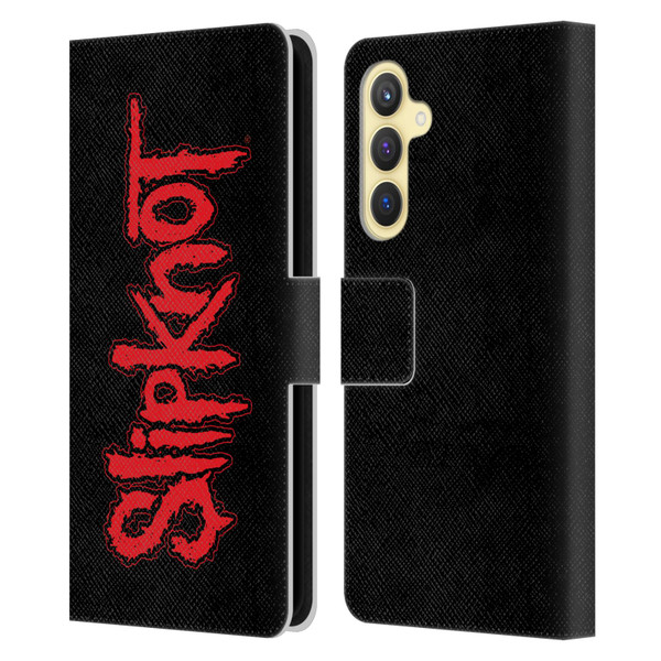 Slipknot Key Art Text Leather Book Wallet Case Cover For Samsung Galaxy S23 FE 5G