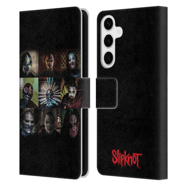 Slipknot Key Art Blocks Leather Book Wallet Case Cover For Samsung Galaxy S24+ 5G