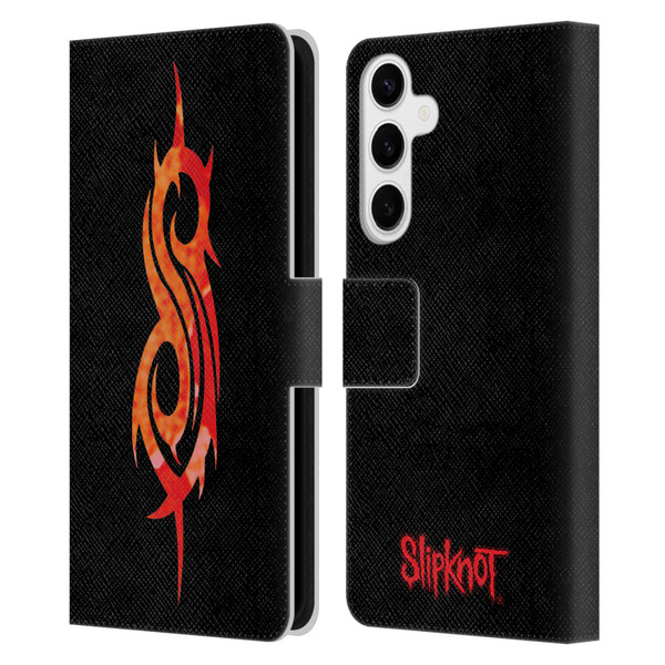Slipknot Key Art Tribal Leather Book Wallet Case Cover For Samsung Galaxy S24+ 5G