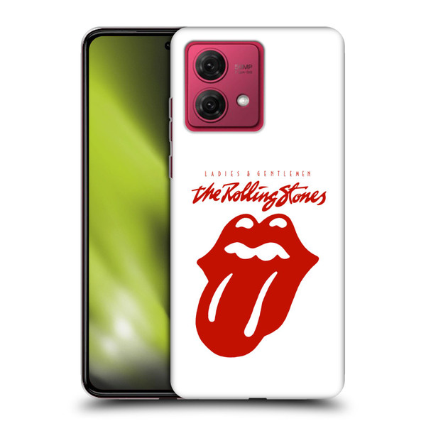 The Rolling Stones Graphics Ladies and Gentlemen Movie Soft Gel Case for Motorola Moto G84 5G