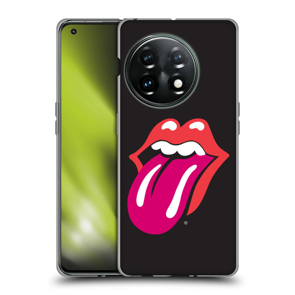 The Rolling Stones Graphics Pink Tongue Soft Gel Case for OnePlus 11 5G
