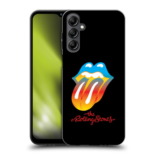 The Rolling Stones Graphics Rainbow Tongue Soft Gel Case for Samsung Galaxy M14 5G