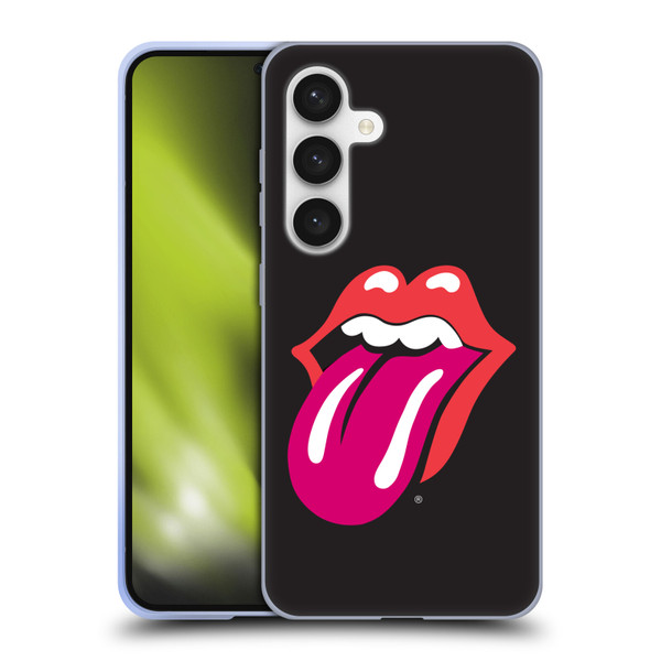 The Rolling Stones Graphics Pink Tongue Soft Gel Case for Samsung Galaxy S24 5G