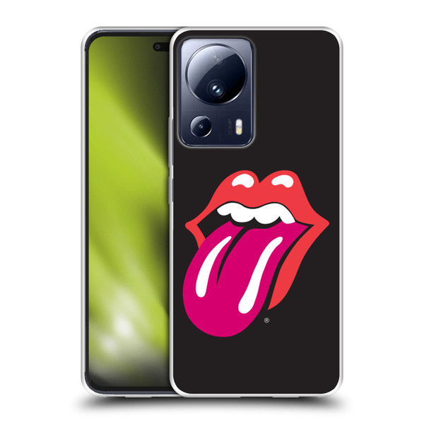 The Rolling Stones Graphics Pink Tongue Soft Gel Case for Xiaomi 13 Lite 5G