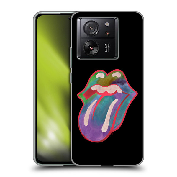 The Rolling Stones Graphics Watercolour Tongue Soft Gel Case for Xiaomi 13T 5G / 13T Pro 5G