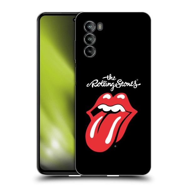 The Rolling Stones Key Art Tongue Classic Soft Gel Case for Motorola Moto G82 5G