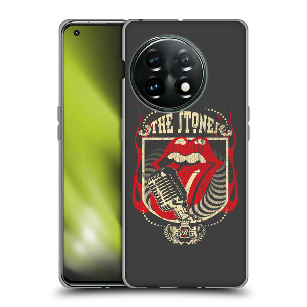 The Rolling Stones Key Art Jumbo Tongue Soft Gel Case for OnePlus 11 5G