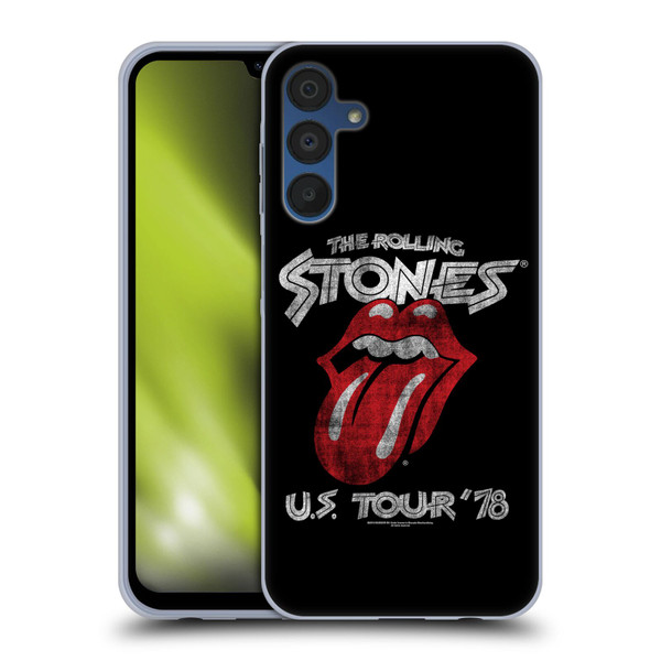 The Rolling Stones Key Art US Tour 78 Soft Gel Case for Samsung Galaxy A15