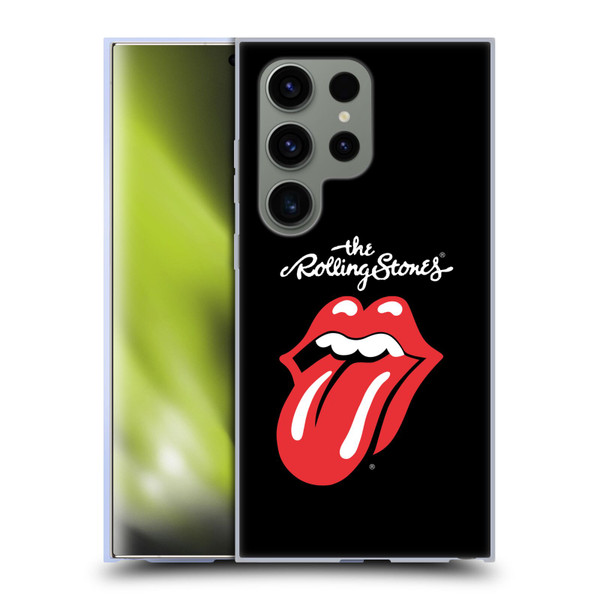 The Rolling Stones Key Art Tongue Classic Soft Gel Case for Samsung Galaxy S24 Ultra 5G