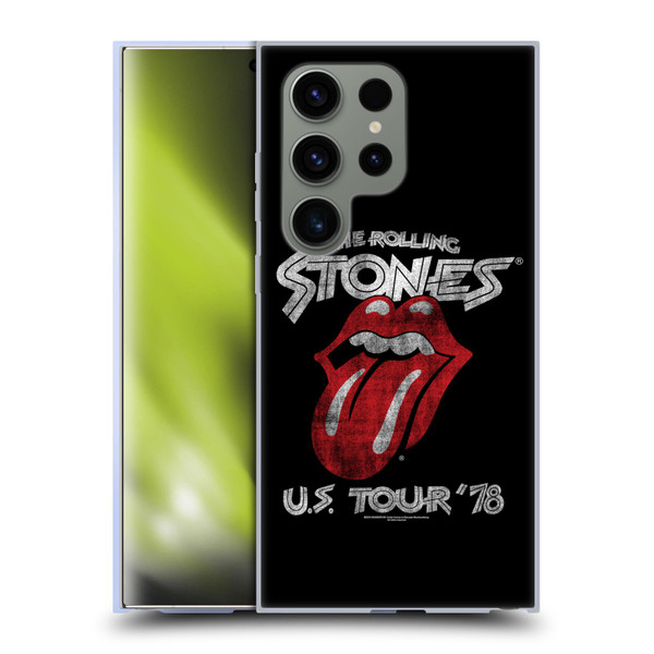 The Rolling Stones Key Art US Tour 78 Soft Gel Case for Samsung Galaxy S24 Ultra 5G
