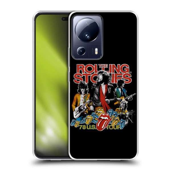 The Rolling Stones Key Art 78 US Tour Vintage Soft Gel Case for Xiaomi 13 Lite 5G